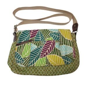 Relic Brand Boho Floral Shoulder Messenger Bag
Green Purple Fold Over